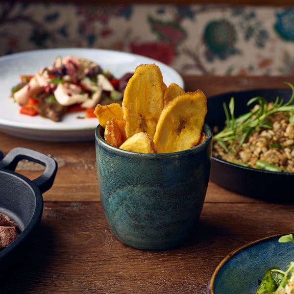 Terra Porcelain Aqua Green Chip Cup 30cl/10.5oz - Pack of 6 2 Terra Porcelain Aqua Green Chip Cup 30cl/10.5oz - Pack of 6 - Image 2