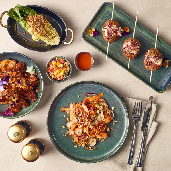 Terra Porcelain Aqua Green Narrow Rectangular Platter 31 x 14cm - Pack of 6 3 Terra Porcelain Aqua Green Narrow Rectangular Platter 31 x 14cm - Pack of 6 - Image 3