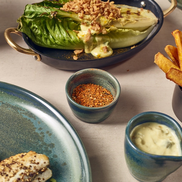 Terra Porcelain Aqua Green Ramekin 45ml/1.5oz - Pack of 12 2 Terra Porcelain Aqua Green Ramekin 45ml/1.5oz - Pack of 12 - Image 2