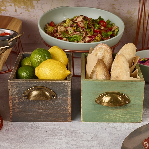 GenWare Green Wash Acacia Wood Display Drawer 21.5 x 15 x 11cm 4 GenWare Green Wash Acacia Wood Display Drawer 21.5 x 15 x 11cm - Image 4