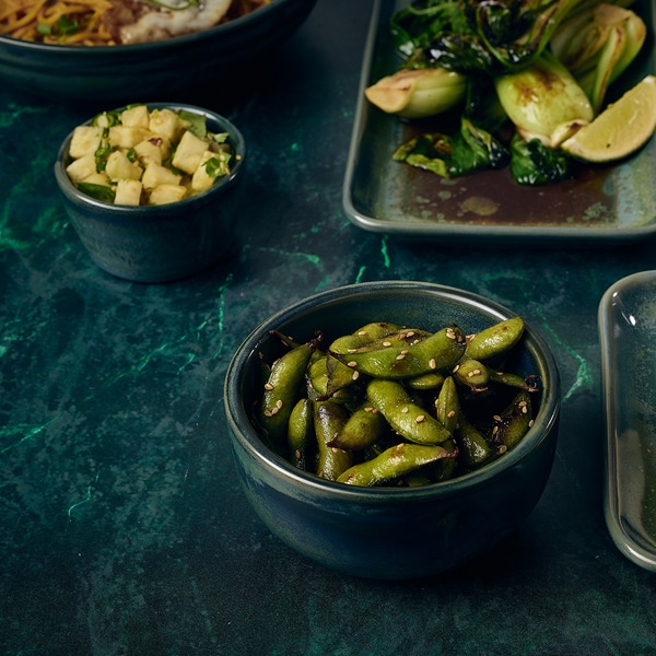 Terra Porcelain Aqua Green Round Bowl 11.5cm - Pack of 6 2 Terra Porcelain Aqua Green Round Bowl 11.5cm - Pack of 6 - Image 2