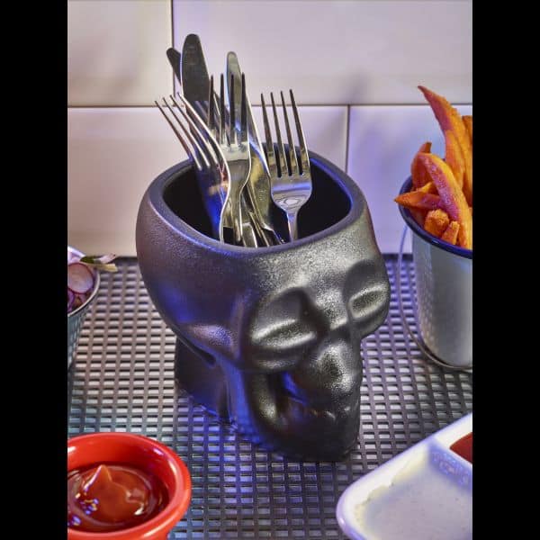 Genware Cast Iron Effect Skull Tiki Mug 80cl/ 28.15oz - Pack of 6 2 Genware Cast Iron Effect Skull Tiki Mug 80cl/ 28.15oz - Pack of 6 - Image 2