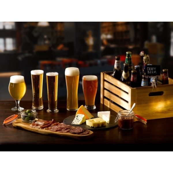 Angelina Tulip Stemmed Beer Glass 57cl/ 20oz - Pack of 6 3 Angelina Tulip Stemmed Beer Glass 57cl/ 20oz - Pack of 6 - Image 3