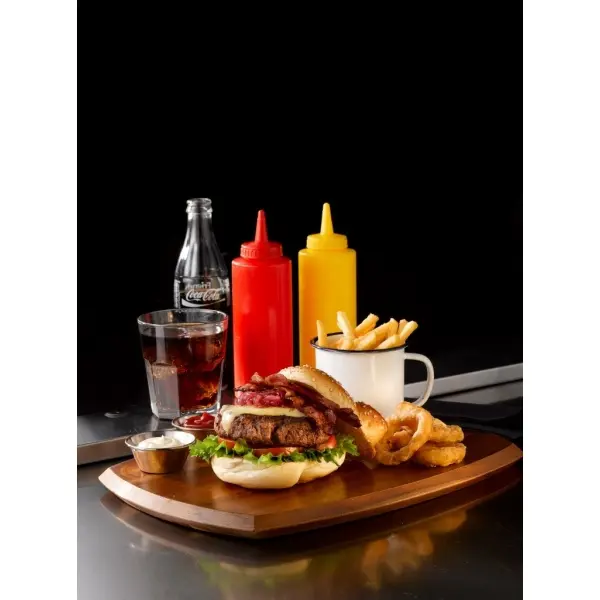 Genware Acacia Wood Serving Board 36 x 25.5 x 2cm - Pack of 1 5 Genware Acacia Wood Serving Board 36 x 25.5 x 2cm - Pack of 1 - Image 5