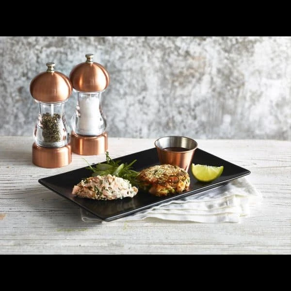 GenWare Copper Top Salt/ Pepper Grinder 14cm - Pack of 6 2 GenWare Copper Top Salt/ Pepper Grinder 14cm - Pack of 6 - Image 2