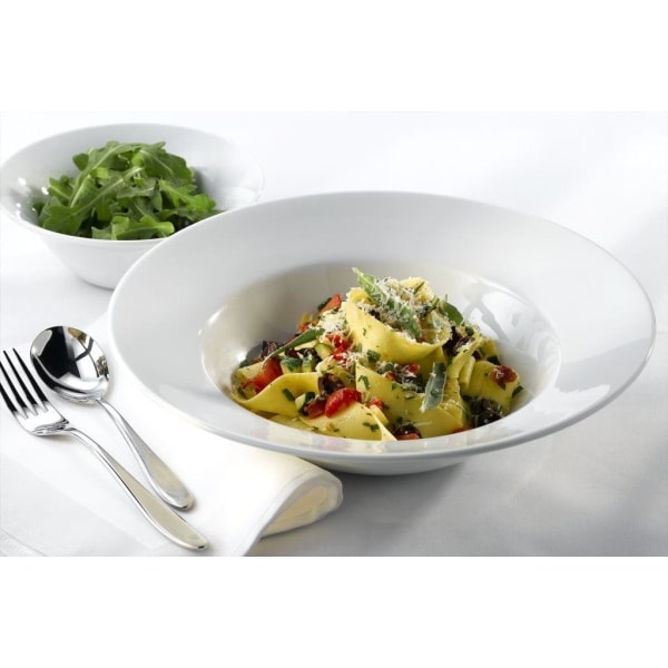 Genware Porcelain Pasta Dish 30cm/ 12" - Pack of 6 2 Genware Porcelain Pasta Dish 30cm/ 12" - Pack of 6 - Image 2