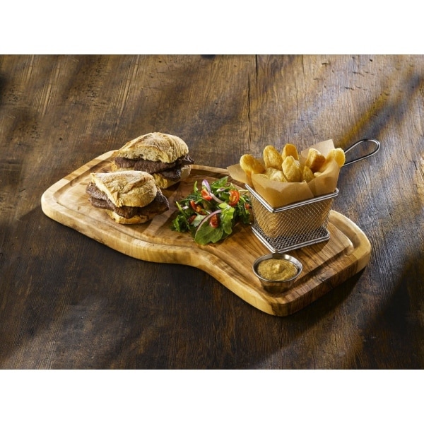Serving Fry Basket Rectangular 10 X 8 X 7.5cm - Pack of 6 3 Serving Fry Basket Rectangular 10 X 8 X 7.5cm - Pack of 6 - Image 3