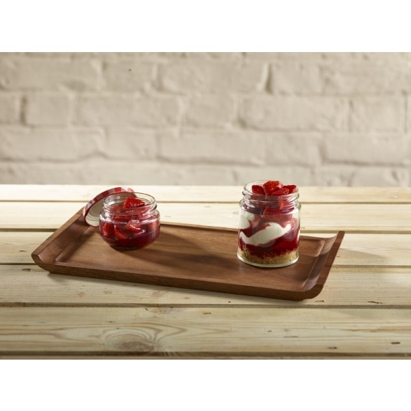 Acacia Wood Serving Platter 33 x 17.5 x 2cm 3 Acacia Wood Serving Platter 33 x 17.5 x 2cm - Image 3