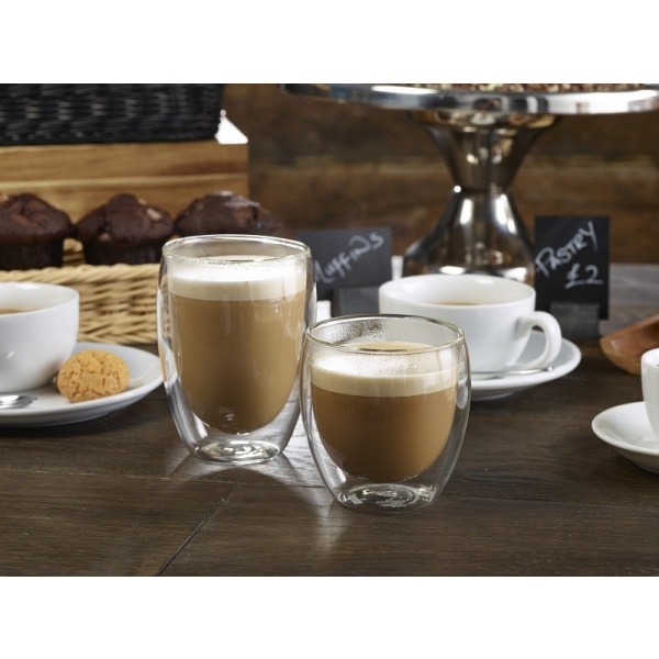 Genware Porcelain Bowl Shaped Cup 25cl/ 8.75oz - Pack of 6 4 Genware Porcelain Bowl Shaped Cup 25cl/ 8.75oz - Pack of 6 - Image 4