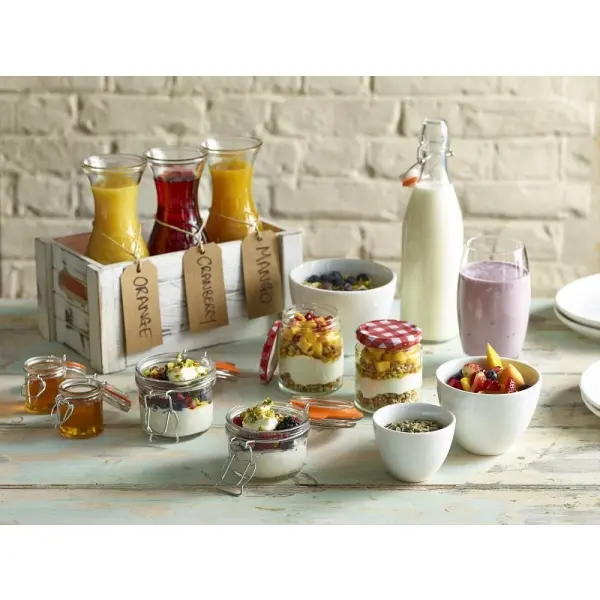 Genware Glass Terrine Jar 200ml 8.2 x 8.1cm - Pack of 12 3 Genware Glass Terrine Jar 200ml 8.2 x 8.1cm - Pack of 12 - Image 3