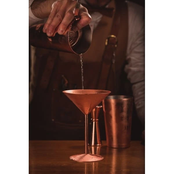 Copper Martini Glass 24cl/ 8.5oz - Pack of 1 2 Copper Martini Glass 24cl/ 8.5oz - Pack of 1 - Image 2