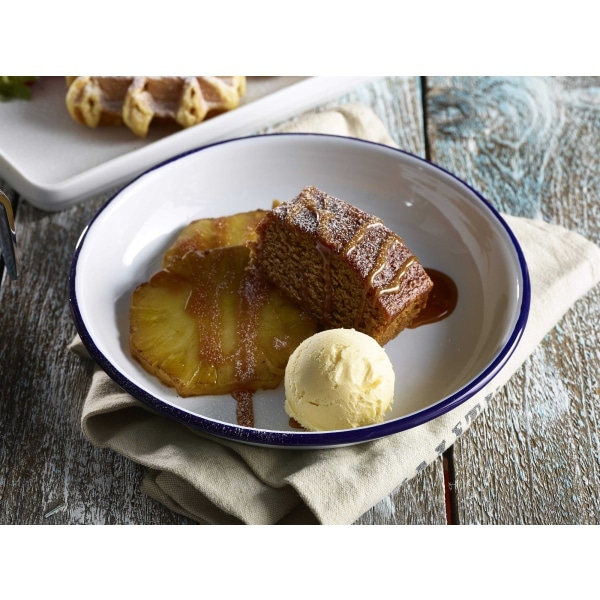 Enamel Rice/ Pasta Plate 22cm - Pack of 12 3 Enamel Rice/ Pasta Plate 22cm - Pack of 12 - Image 3