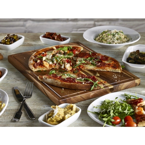 Acacia Wood Serving Board 40 x 30 x 2.5cm 2 Acacia Wood Serving Board 40 x 30 x 2.5cm - Image 2