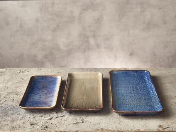 Terra Porcelain Aqua Blue Narrow Rectangular Platter 27 x 12.5cm - Pack of 6 3 Terra Porcelain Aqua Blue Narrow Rectangular Platter 27 x 12.5cm - Pack of 6 - Image 3