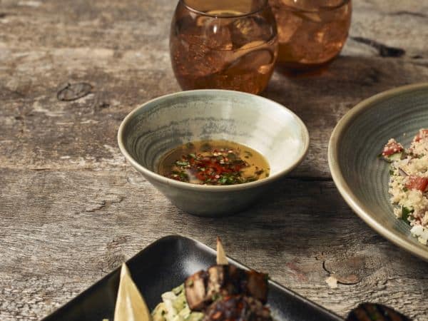 Terra Porcelain Matt Grey Conical Bowl 14cm - Pack of 6 2 Terra Porcelain Matt Grey Conical Bowl 14cm - Pack of 6 - Image 2