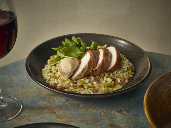 Terra Porcelain Black Deep Coupe Plate 25cm - Pack of 6 2 Terra Porcelain Black Deep Coupe Plate 25cm - Pack of 6 - Image 2