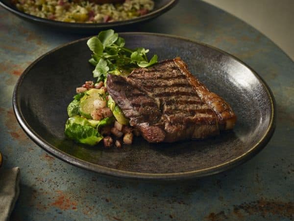 Terra Porcelain Black Deep Coupe Plate 28cm - Pack of 3 2 Terra Porcelain Black Deep Coupe Plate 28cm - Pack of 3 - Image 2