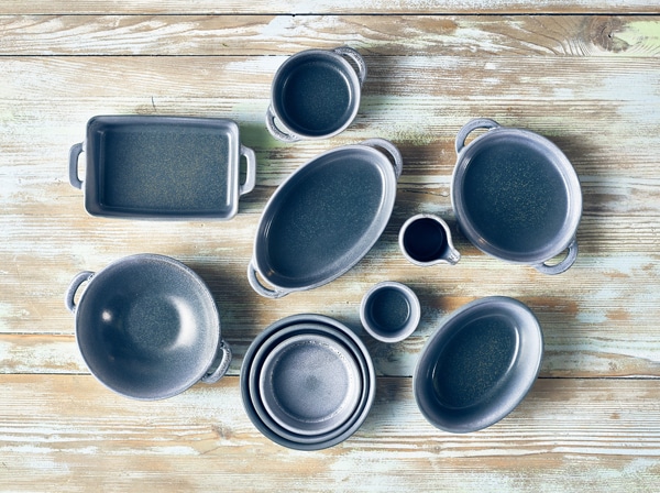 Forge Graphite Stoneware Rectangular Dish 16 x 10.5 x 4cm - Pack of 6 2 Forge Graphite Stoneware Rectangular Dish 16 x 10.5 x 4cm - Pack of 6 - Image 2