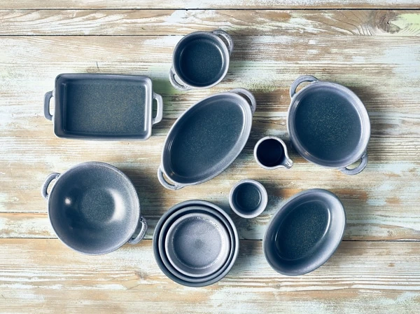 Forge Graphite Stoneware Pinched Jug 9cl/ 3.2oz - Pack of 12 2 Forge Graphite Stoneware Pinched Jug 9cl/ 3.2oz - Pack of 12 - Image 2