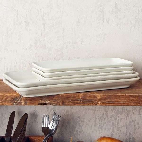 Terra Stoneware Antigo Barley Narrow Rectangular Platter 27 x 12.5cm - Pack of 6 3 Terra Stoneware Antigo Barley Narrow Rectangular Platter 27 x 12.5cm - Pack of 6 - Image 3