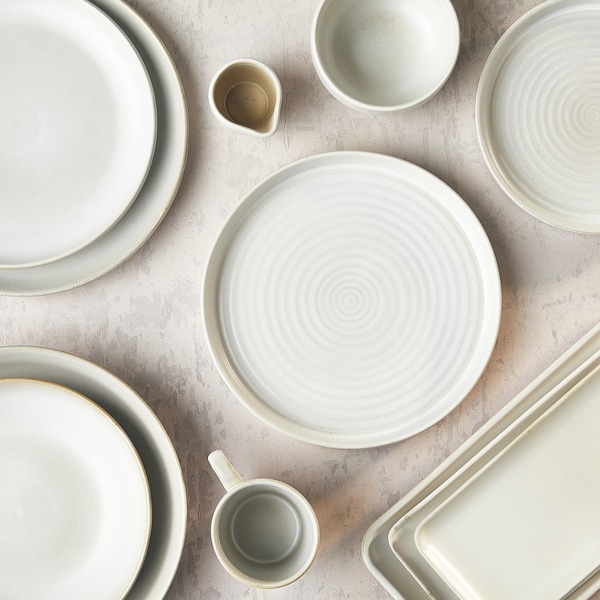 Terra Stoneware Antigo Barley Narrow Rectangular Platter 35 x 16.5cm - Pack of 3 2 Terra Stoneware Antigo Barley Narrow Rectangular Platter 35 x 16.5cm - Pack of 3 - Image 2