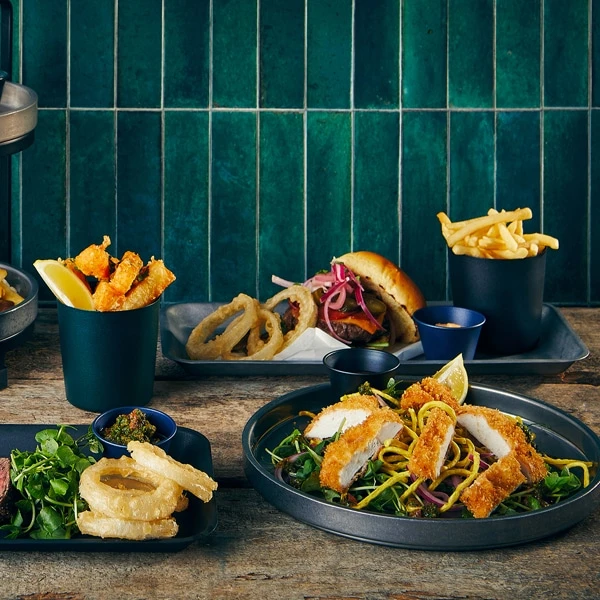 GenWare Black Vintage Steel Tray 36 x 16.5cm - Pack of 12 4 GenWare Black Vintage Steel Tray 36 x 16.5cm - Pack of 12 - Image 4