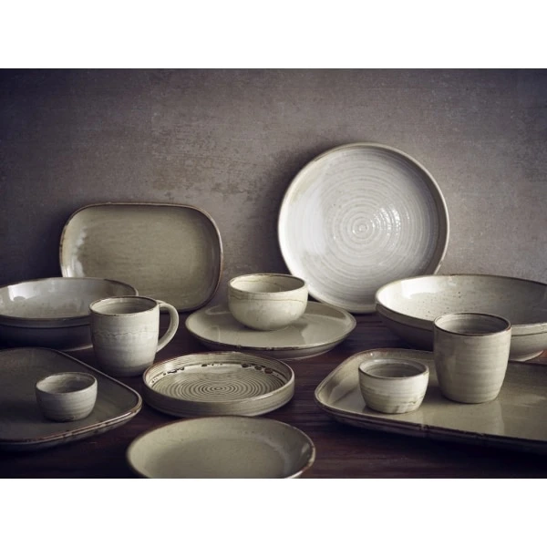 Terra Porcelain Grey Round Bowl 12.5cm - Pack of 6 2 Terra Porcelain Grey Round Bowl 12.5cm - Pack of 6 - Image 2