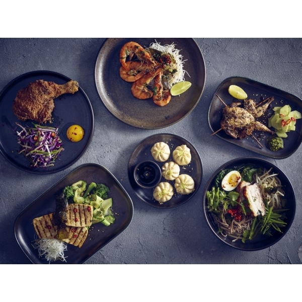 Terra Porcelain Black Coupe Bowl 23cm - Pack of 6 4 Terra Porcelain Black Coupe Bowl 23cm - Pack of 6 - Image 4