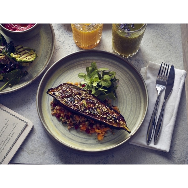 Terra Porcelain Matt Grey Presentation Plate 18cm - Pack of 6 3 Terra Porcelain Matt Grey Presentation Plate 18cm - Pack of 6 - Image 3