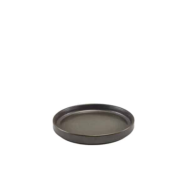 Terra Porcelain Black Low Presentation Plate 14cm - Pack of 12 5 Terra Porcelain Black Low Presentation Plate 14cm - Pack of 12 - Image 5