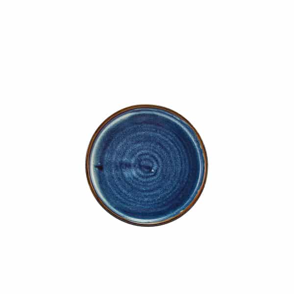 Terra Porcelain Aqua Blue Low Presentation Plate 14cm - Pack of 12