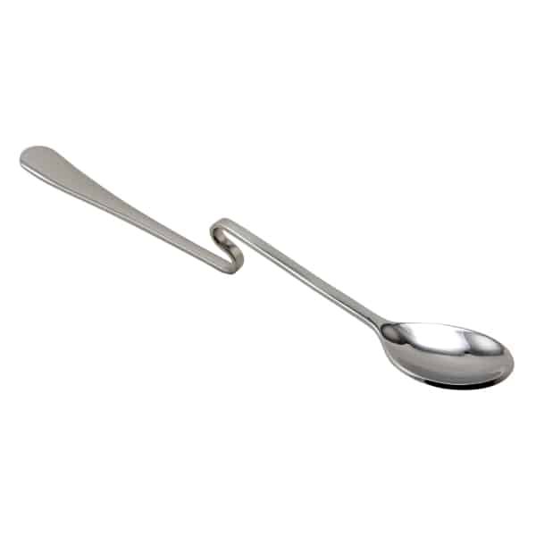 Hanging Latte Spoon 8" 18/8 S/St.  - Pack of 12