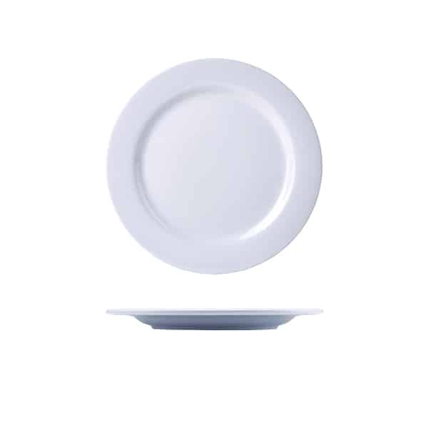 Genware 7" Melamine Plate White - Pack of 12 1 Genware 7" Melamine Plate White - Pack of 12