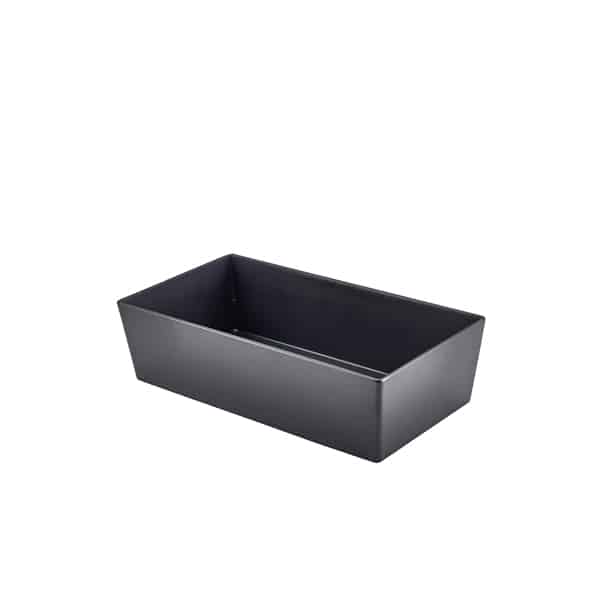 GenWare Matt Black Melamine Buffet Box GN 1/3