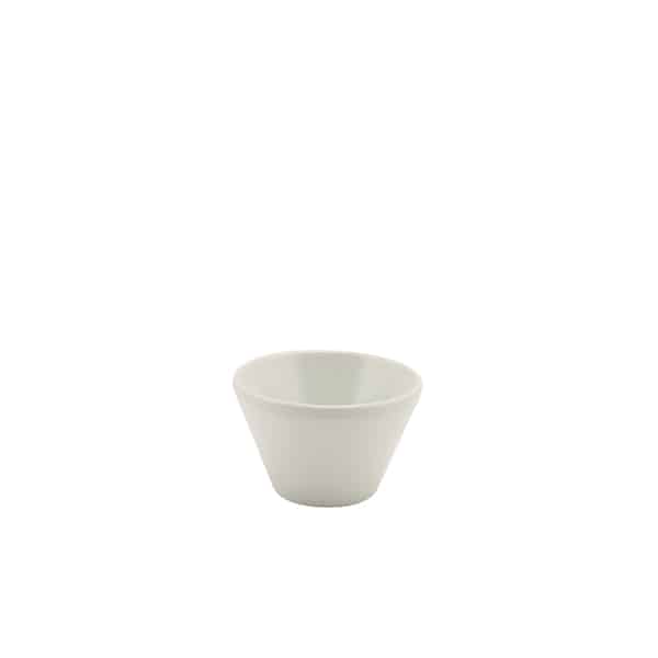 White Melamine Conical Buffet Bowl 8.5cm