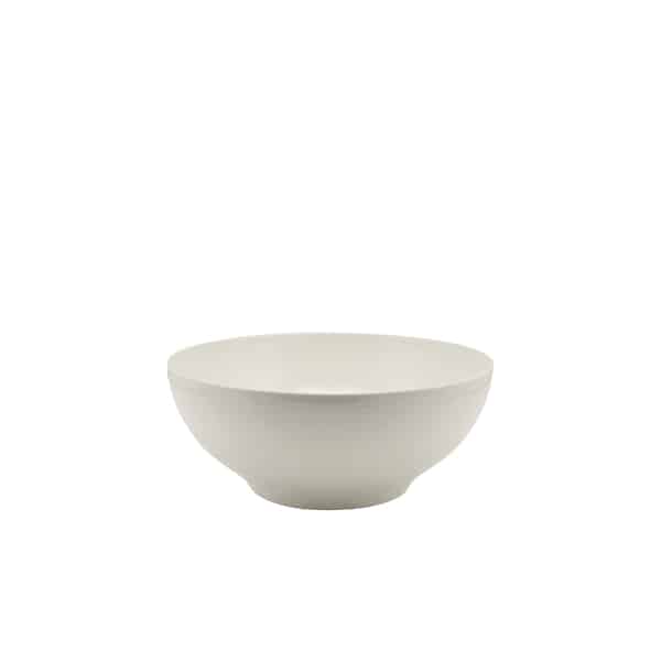 White Melamine Round Buffet Bowl 25.7cm