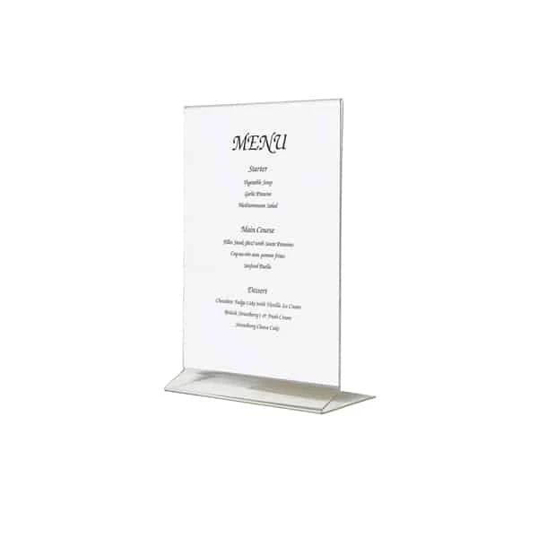 Acrylic Menu Holder A4 Size - Pack of 1 1 Acrylic Menu Holder A4 Size - Pack of 1