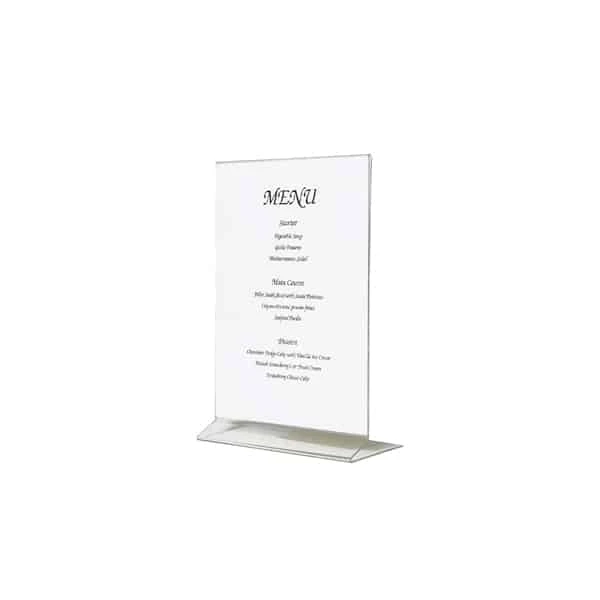 Acrylic Menu Holder A5 Size - Pack of 1 1 Acrylic Menu Holder A5 Size - Pack of 1