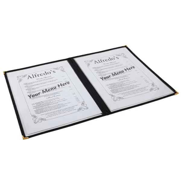 American Style Clear Menu Holder - 2 Page - Pack of 1 1 American Style Clear Menu Holder - 2 Page - Pack of 1