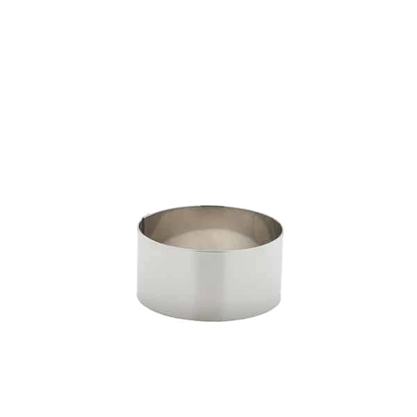 Stainless Steel Mousse Ring 7x3.5cm - Pack of 12 1 Stainless Steel Mousse Ring 7x3.5cm - Pack of 12