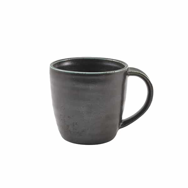 Terra Porcelain Black Mug 30cl/ 10.5oz - Pack of 6