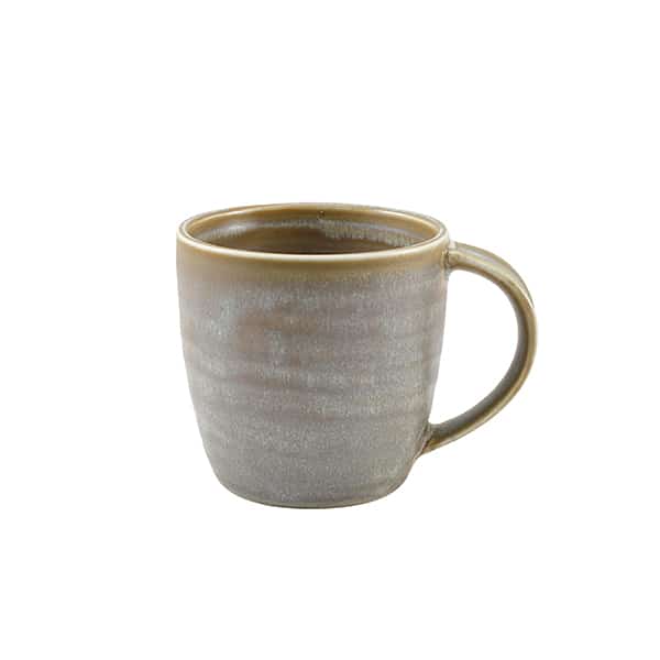 Terra Porcelain Matt Grey Mug 30cl/ 10.5oz - Pack of 6