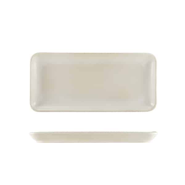 Terra Stoneware Antigo Barley Narrow Rectangular Platter 27 x 12.5cm - Pack of 6