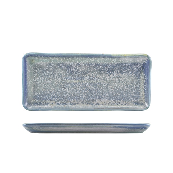 Terra Porcelain Seafoam Narrow Rectangular Platter 31 x 14cm - Pack of 6