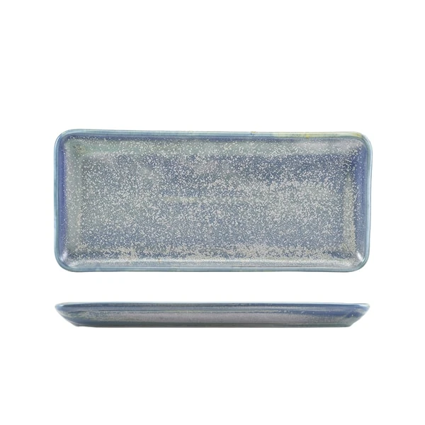 Terra Porcelain Seafoam Narrow Rectangular Platter 31 x 14cm - Pack of 6 1 Terra Porcelain Seafoam Narrow Rectangular Platter 31 x 14cm - Pack of 6