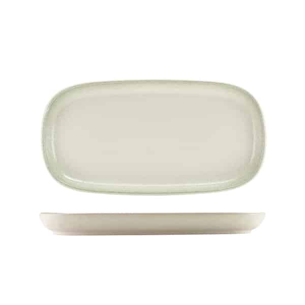 Sereno Porcelain Cirrus Rectangular Platter 30 x 15.5cm - Pack of 6