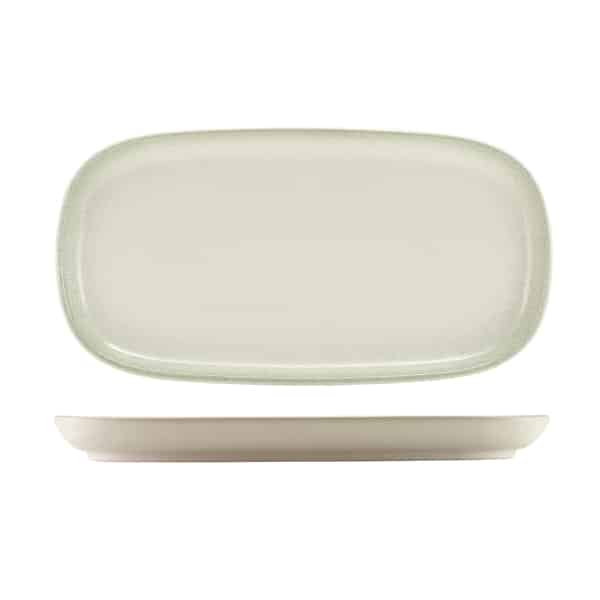 Sereno Porcelain Cirrus Rectangular Platter 35 x 18cm - Pack of 3