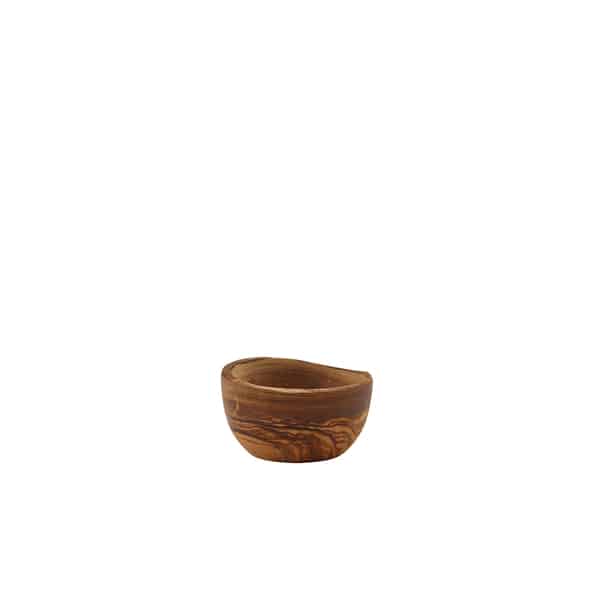 GenWare Olive Wood Rustic Dip Pot 5cl/ 1.75oz - Pack of 12
