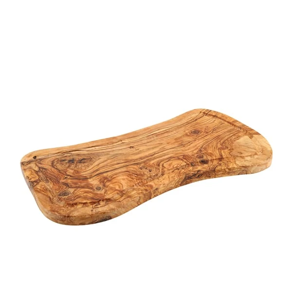 Olive Wood Serving Board W/ Groove 40 x 21cm+/- - Pack of 1 1 Olive Wood Serving Board W/ Groove 40 x 21cm+/- - Pack of 1