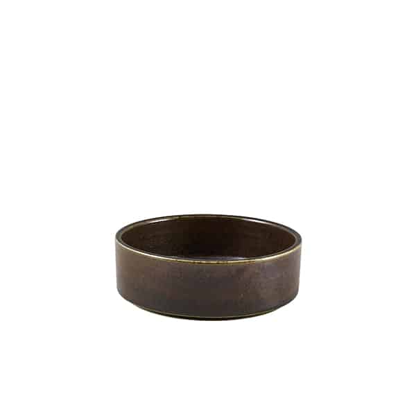 Terra Porcelain Black Presentation Bowl 13cm - Pack of 6